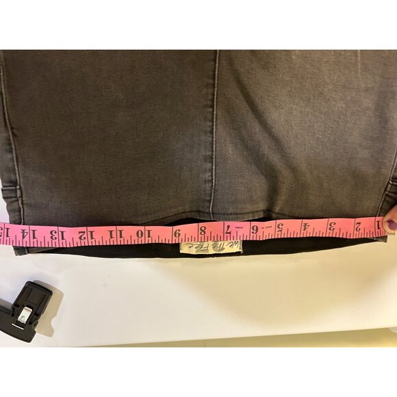 Free People Flared faded Bell Bottom Pull on elastic waste Jeans, Women's Sz 27 - Picture 5 of 8